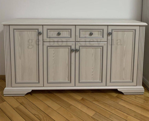 Фото комоду 4D2S ВАЙТ Гербор ясен сніжний / сосна срібна