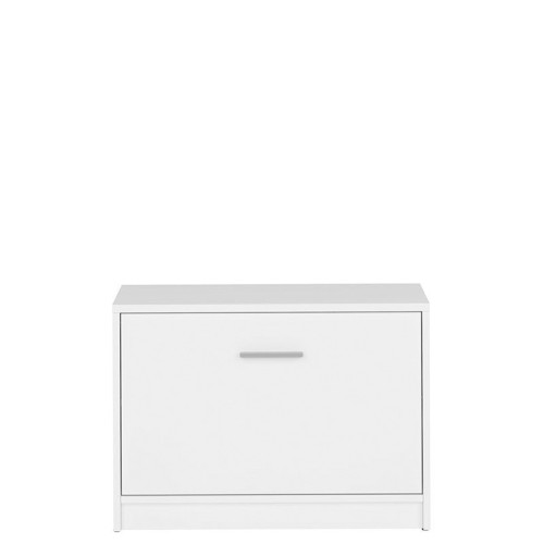 Фото тумбы для обуви NEPO PLUS SFK1K BRW белый - вид спереди
