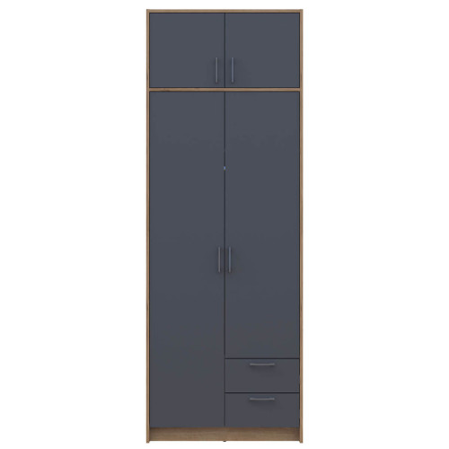 РОНДІ Шафа з антресоллю 2 ДСП ДОРОС (DOROS) 82х52х236