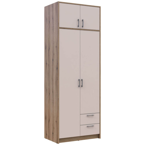 РОНДІ Шафа з антресоллю 2 ДСП ДОРОС (DOROS) 82х52х236