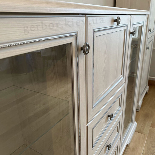 Фото буфету ВАЙТ  2W3S1B Гербор ясень сніжний / сосна срібна від покупця – ручки