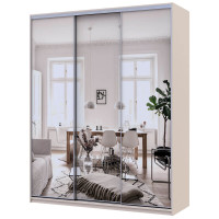 СІТІ ЛАЙТ Шафа-купе 3 Дзеркала ДОРОС (DOROS) 180x60x225