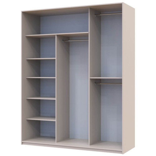 СІТІ ЛАЙТ Шафа-купе 3 Дзеркала ДОРОС (DOROS) 180x60x225