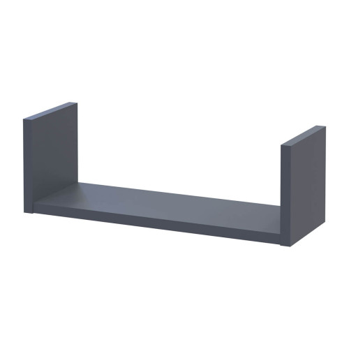 Фото полиць (3 шт.) ФІЛ ДОРОС (DOROS) графіт – полиця шириною 45 см