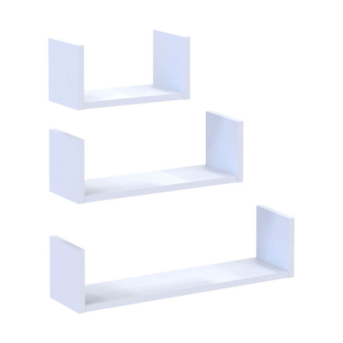 Фото білих полиць (3 шт.) ФІЛ ДОРОС (DOROS) – вигляд эбоку