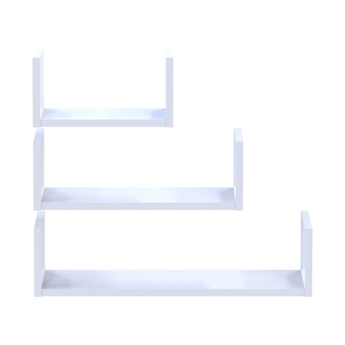 Фото білих полиць (3 шт.) ФІЛ ДОРОС (DOROS) – вигляд спереду