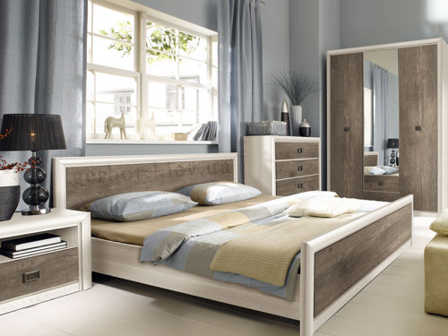 Фото приліжкової тумбочки КОЕН II KOM1S БРВ ВМК в інтер'єрі спальні