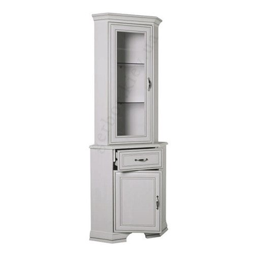 Фото угловой витрины-надставки TIFFANY 1W MEBELBOS с угловой тумбой 1D1S