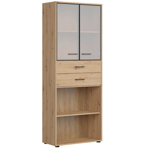 Фото витрины SPACE OFFICE REG2W2S/200 BRW двери сверху