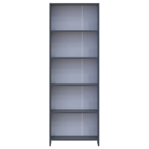 Фото великої етажерки ДОРОС (DOROS) графіт – вигляд спереду