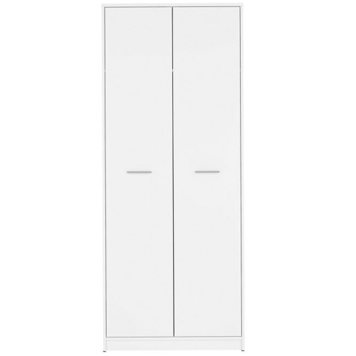 Фото шкафа NEPO PLUS SZF2D BRW белый - вид спереди