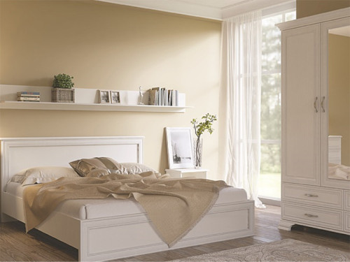 Фото полки 130 TIFFANY MEBELBOS в интерьере спальни