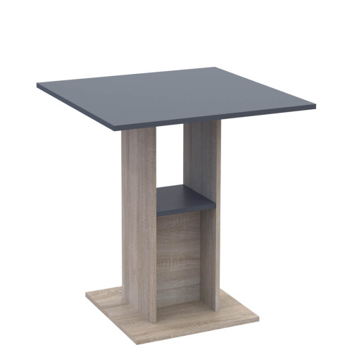 Фото обіднього столу КОУД ДОРОС (DOROS) дуб сонома / графіт – вигляд збоку