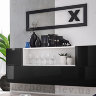 Фото мебели для гостиной BLOX SB II ZW ASM MEBLE черный + белый / черный глянец