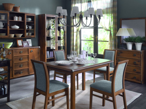 Фото комоду ІНДІАНА JKOM4S/80 БРВ дуб шутер в інтер'єрі їдальні