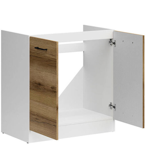 Фото тумбы под мойку JUNONA LINE DK2D/80/82 BRW делано светлый – наполнение