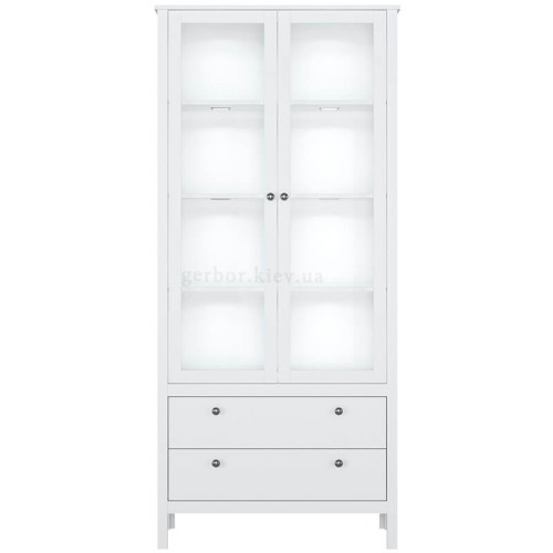 Фото витрины OLE 2W2S MEBELBOS с подсветкой – вид спереди