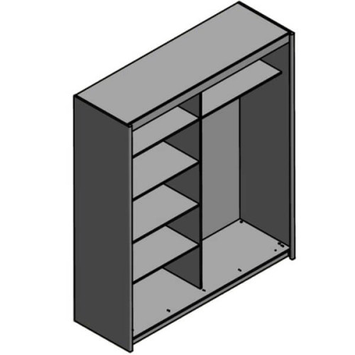 Фото шафи-купе МАРIО 180 Гербор – внутрішнє наповнення