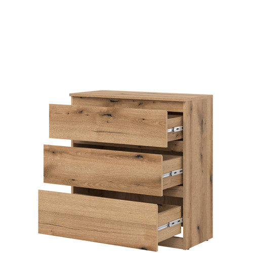 Фото комоду REMI RM02 LIVEO BOGFRAN дуб евок – вигляд справа наповнення