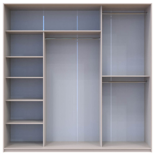 СІТІ ЛАЙТ Шафа-купе 3 ДСП ДОРОС (DOROS) 225x60x225