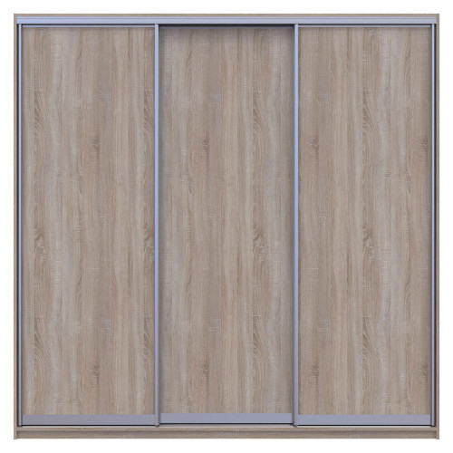 СІТІ ЛАЙТ Шафа-купе 3 ДСП ДОРОС (DOROS) 225x60x225