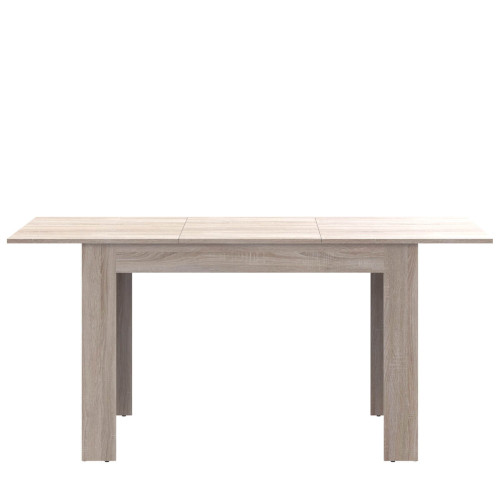 Фото обіднього столу ФЛІНТ ДОРОС (DOROS) розкладеному вигляді дуб сонома – вигляд спереду