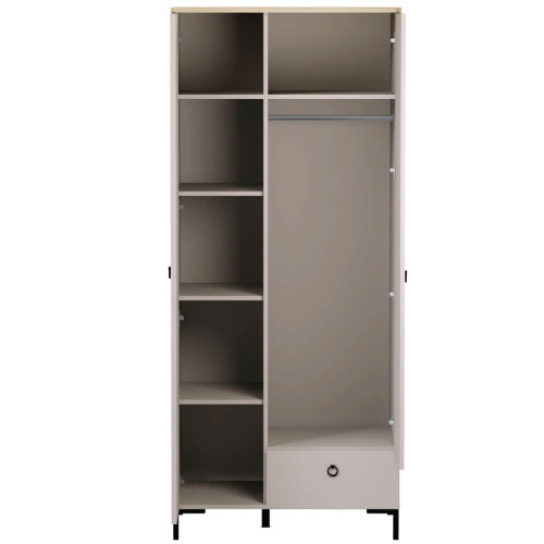 Фото шафи DOMINICA 2D1S MEBELBOS – вигляд спереду наповнення