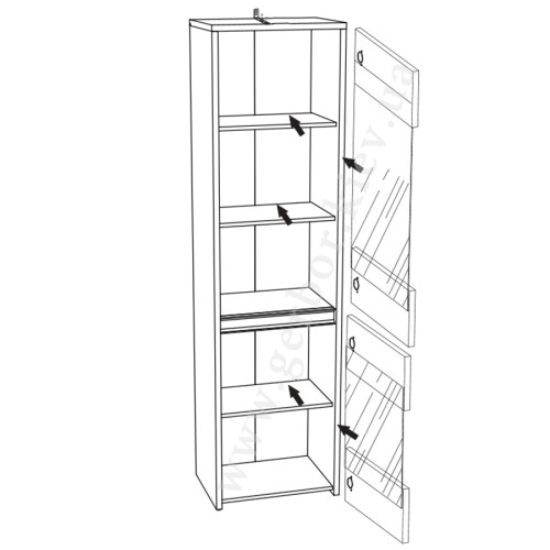 Фото наполнения витрины TAHOE TA8 BOGFRAN