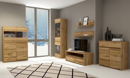 Фото витрины TAHOE TA8 BOGFRAN в интерьере гостиной