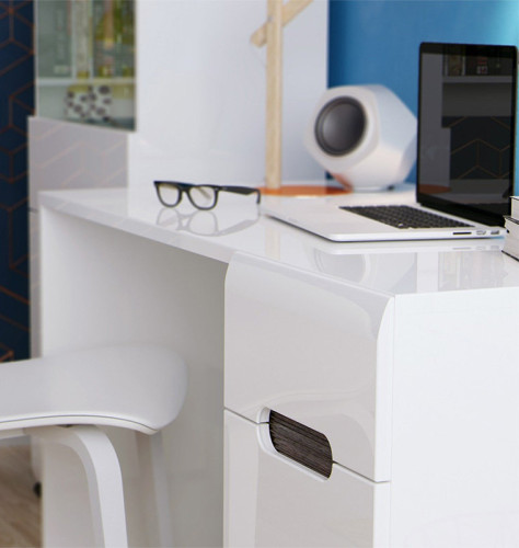 Фото комплекту меблів до кабінету Ацтека БРВ – письмовий стіл