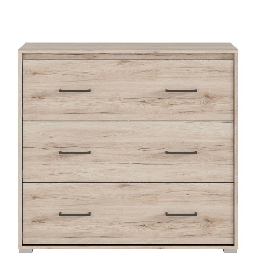 Фото комода RONSE KOM3S BRW - вид спереди