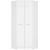 Фото углового шкафа NEPO PLUS SZFN2D BRW белый - вид спереди