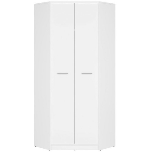 Фото углового шкафа NEPO PLUS SZFN2D BRW белый - вид спереди
