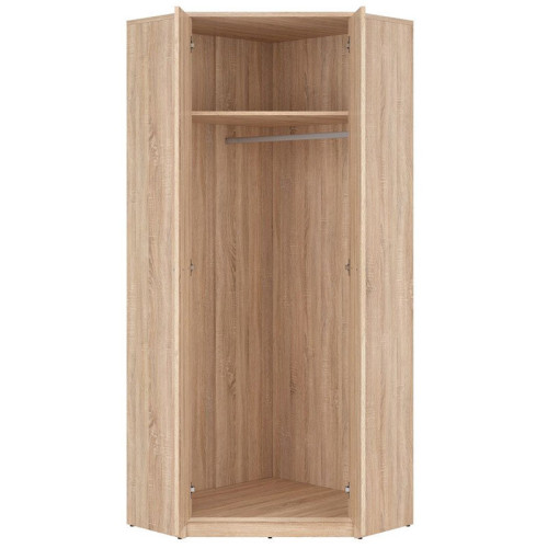 Фото углового шкафа NEPO PLUS SZFN2D BRW дуб сонома - наполнение