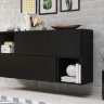 Фото комплекта мебели для гостиной ROCO 14 CAMA MEBLE черного цвета