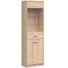 NEPO PLUS Вітрина REG1D1W BRW (дуб сонома)