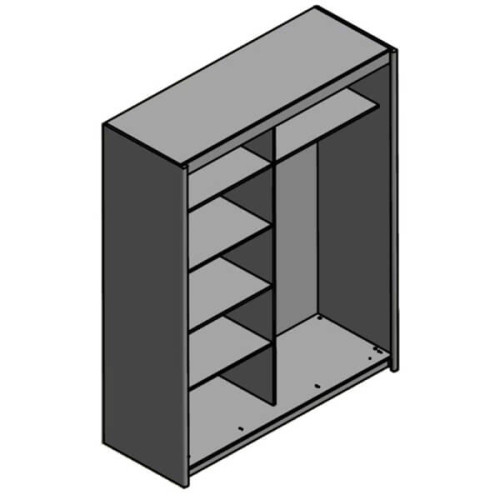 Фото шафи-купе МАРIО 160 Гербор – внутрішнє наповнення