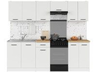 JUNONA LINE 230 ZBL Кухня BRW крейдяний глянець JUNONA LINE 230 ZBL Кухня BRW крейдяний глянець