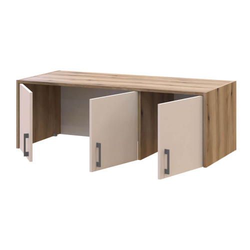 РОНДІ Шафа з антресоллю 3 ДСП ДОРОС (DOROS) 121х52х236