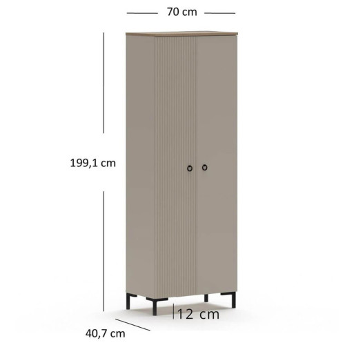 Фото шафи DOMINICA 2D MEBELBOS – розміри
