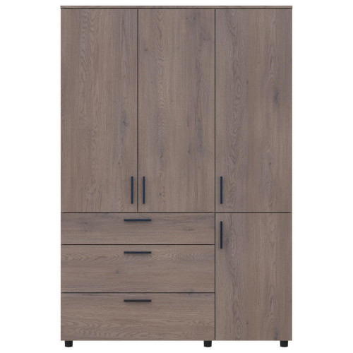 Фото шафи ТОРН 3 ДСП/3Ш полиці ДОРОС (DOROS) кремона канноло – вигляд спереду