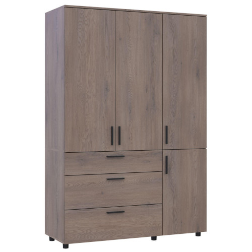 Фото шафи ТОРН 3 ДСП/3Ш полиці ДОРОС (DOROS) кремона канноло – вигляд збоку