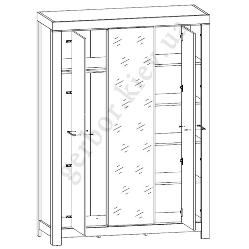 Фото шафи SZF2D1L/22/17 ГЕРМАН БРВ - наповнення