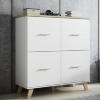 LOTTA CAMA MEBLE Комод 110 4D белый