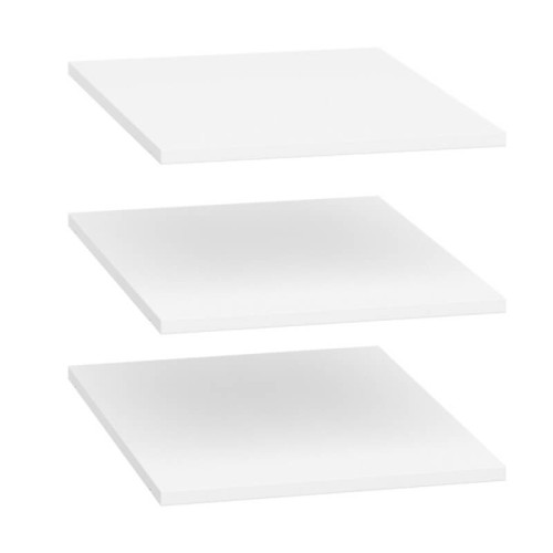 Фото комплекта полок в шкаф NEPO PLUS SZF3D2S_OPCJA1 BRW белый 