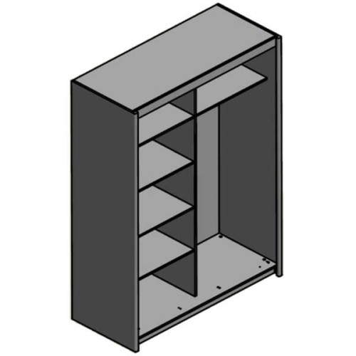 Фото шафи-купе МАРIО 140 Гербор – внутрішнє наповнення