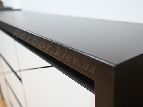 Фото комоду КАСПІАН білий сніг KOM2D4S БРВ ВМК – стільниця