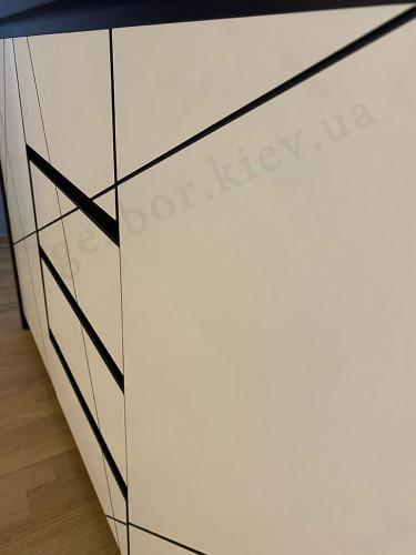 Фото комоду КАСПІАН білий сніг KOM2D4S БРВ ВМК від покупця – фасад