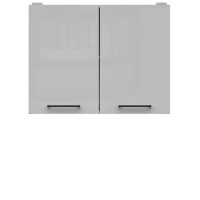 JUNONA LINE Шафа навісна G2D/80/57 BRW світло-сірий глянець JUNONA LINE Шафа навісна G2D/80/57 BRW світло-сірий глянець