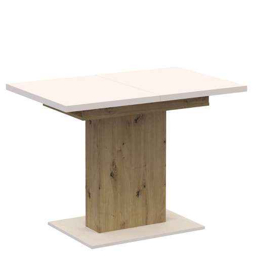 Фото обіднього столу БОСТОН ДОРОС (DOROS) дуб артизан / кашемір – вигляд збоку